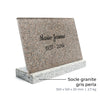 Plaque funéraire granit-rose-pastel 2 Plaquedeces.fr